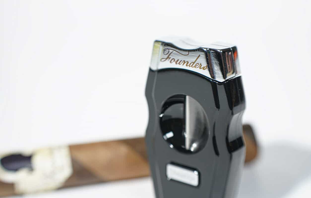 Combination VCut And Punch Cigar Cutter Founders Cigar Company