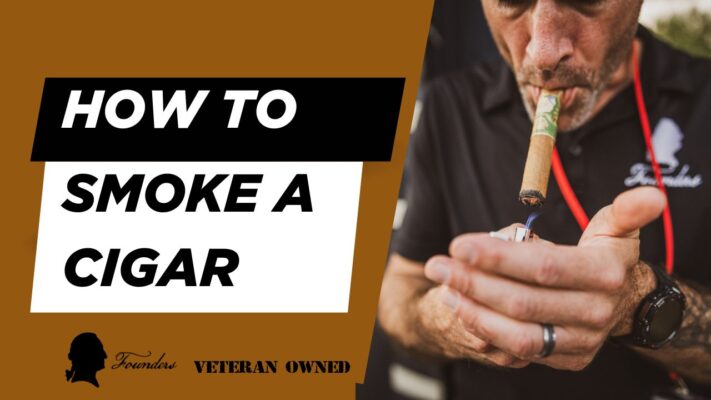 Founders Cigar Company, a brand with premium cigars, teaches how to smoke a cigar step-by-step