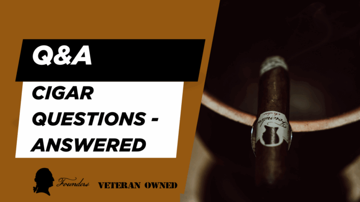 Veteran-owned cigar company answering top cigar questions, featuring premium Dominican cigars and accessories